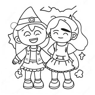 Pagina da Colorare dei Personaggi di Dream SMP | pagina da colorare DSMP