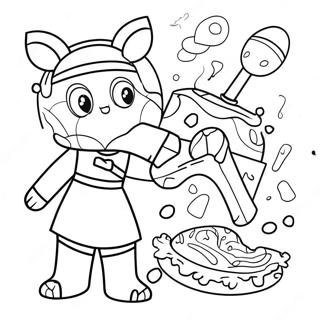 Pagina da Colorare in Feltro per Bambini | pagina da colorare Feltro