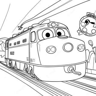 Pagina da Colorare di Chuggington | pagina da colorare Chuggington