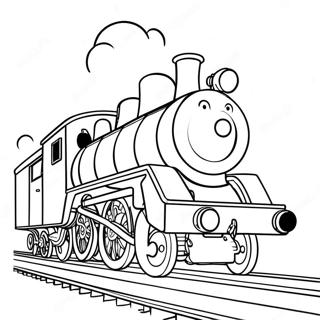 Pagina da Colorare di Wilson il Treno | pagina da colorare Chuggington
