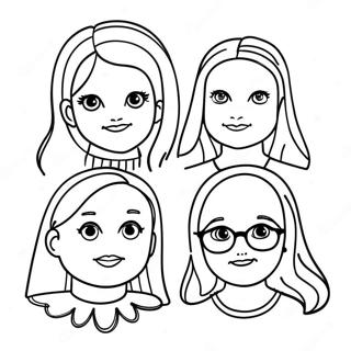 Ragazze Cattive Pagine da Colorare