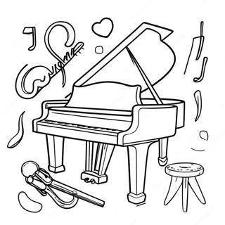 Pagina da Colorare Strumenti | pagina da colorare Strumento