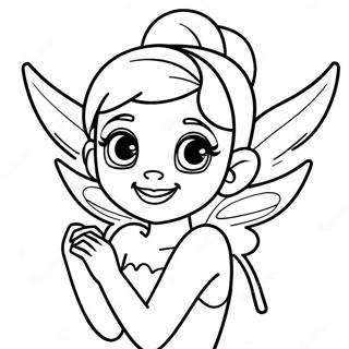 Pagina da Colorare di Tink | pagina da colorare Tink