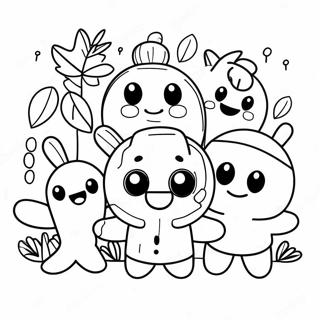 Pagina da Colorare Personaggi Fall Guys Colorati | pagina da colorare Fall Guys