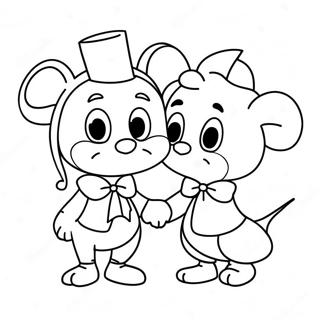 Disney San Valentino Pagine da Colorare