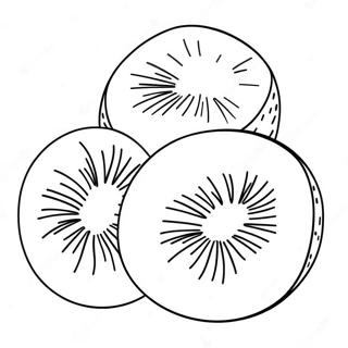 Pagina da Colorare Kiwi | pagina da colorare Kiwi