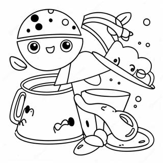 Pagina da Colorare Nera per Bambini | pagina da colorare Nero