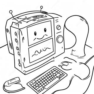 Pagina da Colorare di Programmazione | pagina da colorare Codifica