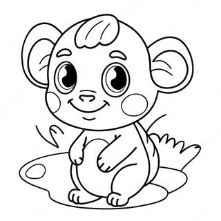 Pagina da Colorare Momo | pagina da colorare Momo