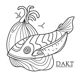 Pagina da Colorare Daki | pagina da colorare Daki