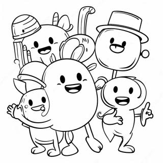 Pagina da Colorare Personaggi Meme Divertenti | pagina da colorare Meme
