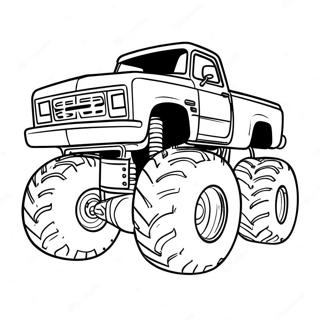 Pagina da Colorare Monster Truck Max D | pagina da colorare Max D