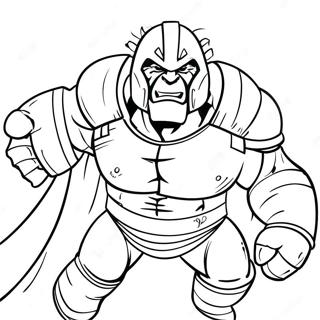 Pagina da Colorare Juggernaut | pagina da colorare Juggernaut