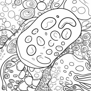 Pagina da Colorare di Batteri | pagina da colorare Batteri