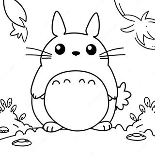 Pagina da colorare di Totoro | pagina da colorare Totoro