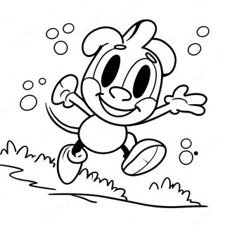 Pagina da Colorare dell'Avventura Salterina di Rayman | pagina da colorare Rayman