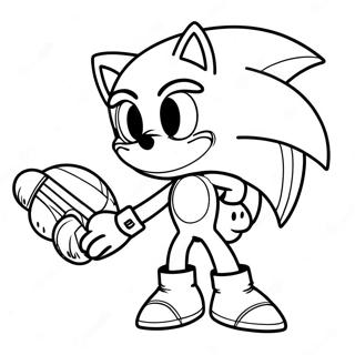 Pagina da colorare di Sonic Boom | pagina da colorare Sonic Boom
