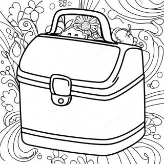 Pagina da Colorare della Lunchbox Colorata | pagina da colorare Pranzo