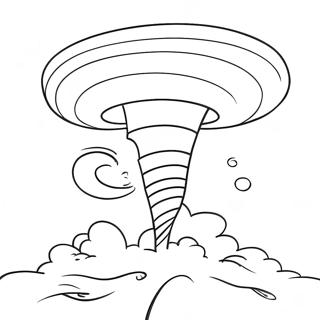 Pagina da Colorare Tornado | pagina da colorare Tornado