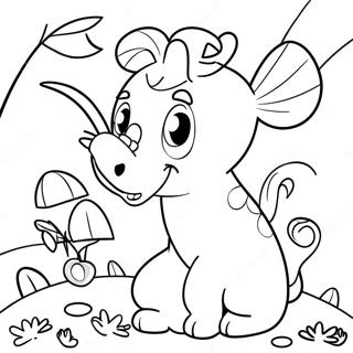 Pagina da Colorare di Animali PLR Divertenti | pagina da colorare PLR