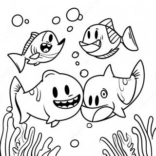 Pagina da Colorare di Zig e Sharko | pagina da colorare Zig e Sharko