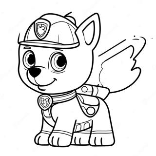 Tracker della Paw Patrol Pagine da Colorare
