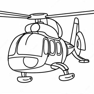 Pagina da Colorare dell'Elicottero Airbus | pagina da colorare Airbus