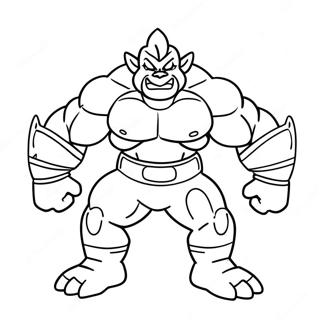 Pagina da Colorare di Machamp | pagina da colorare Machamp