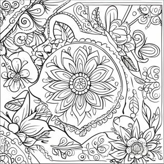 Pagina da Colorare dell'Arte Popolare Ucraina | pagina da colorare Ucraino
