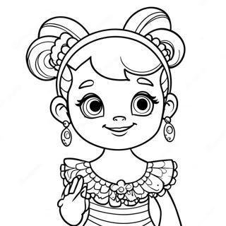 Pagina da colorare Fancy Nancy | pagina da colorare Fancy Nancy