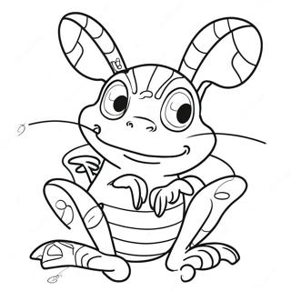 Pagina da colorare di Bugsnax | pagina da colorare Bugsnax