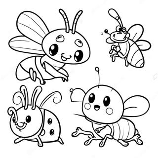 Bugsnax Pagine da Colorare