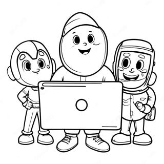 Sicurezza su Internet Pagine da Colorare