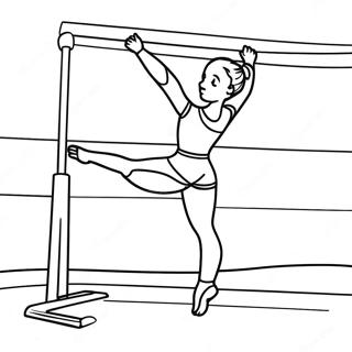 Pagina da Colorare Ginnastica | pagina da colorare Ginnastica