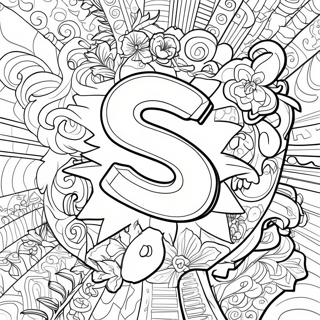 Pagina da colorare del logo Suprema | pagina da colorare Supremo