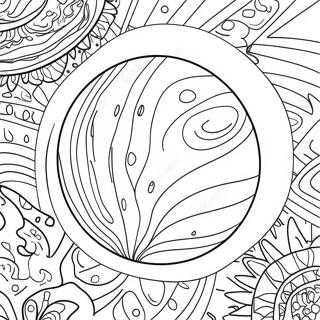 Pagina da Colorare del Pianeta Venere | pagina da colorare Venere