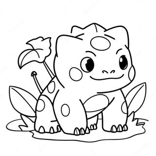 Pagina da Colorare con Bulbasaur | pagina da colorare Bulbasaur