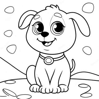 Pagina da Colorare con Cuccioli di Dog Pals Avventurosi | pagina da colorare Cuccioli