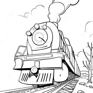 Pagina da Colorare Mighty Express | pagina da colorare Mighty Express