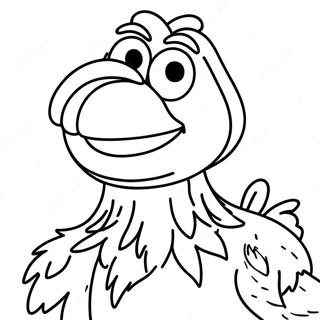 Pagina da Colorare di Grover | pagina da colorare Grover