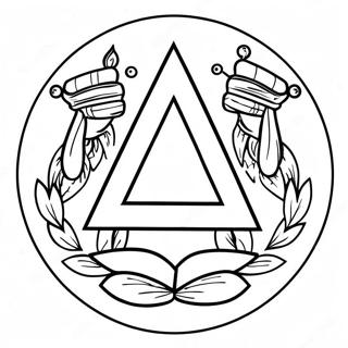 Pagina da Colorare del Logo YMCA | pagina da colorare YMCA