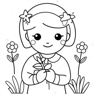 Ragazza Pagine da Colorare