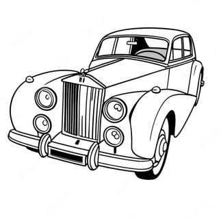 Pagina da Colorare Rolls Royce | pagina da colorare Rolls Royce