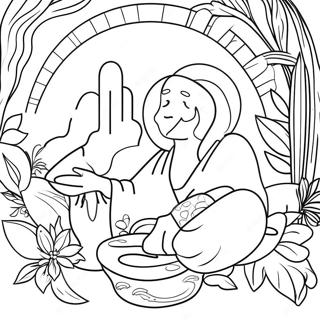 Pagina da Colorare di Sanemi | pagina da colorare Sanemi