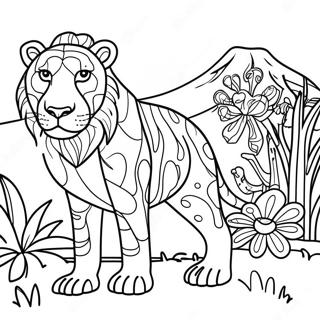 Regno Animale Pagine da Colorare