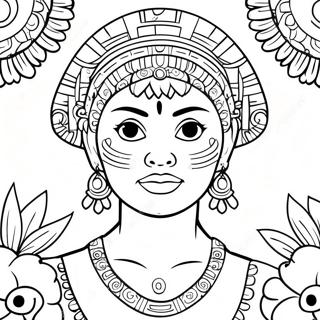 Maya e i Tre da Colorare | pagina da colorare Maya e i Tre
