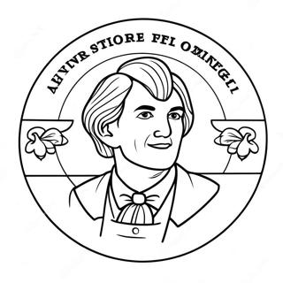 Pagina da Colorare del Logo Illini | pagina da colorare Illini