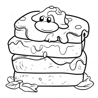 Pagina da Colorare Brownie | pagina da colorare Brownie