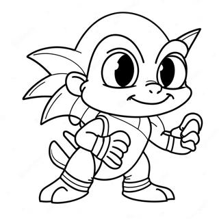 Pagina da colorare di Espio | pagina da colorare Espio