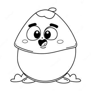 Pagina da Colorare di Pou | pagina da colorare Pou